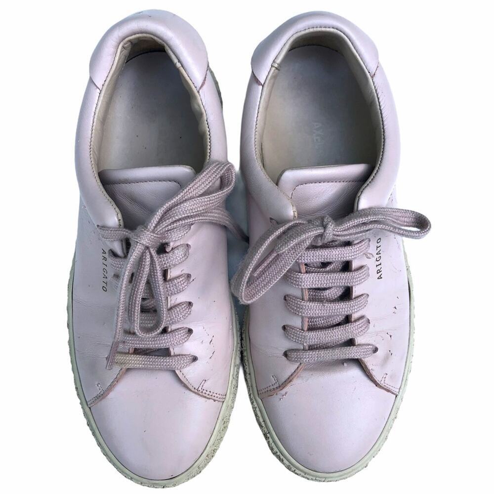 AXEL ARIGATO Platform Sneakers Size 37 Lace Up Pink Purple - Picture 6 of 8